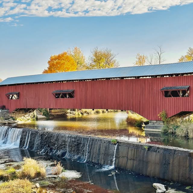 Bridgeton covered bridge in Parke County